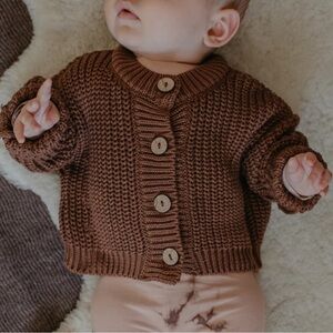 The Simple Folk Chunky Cardigan 12-18 Mo